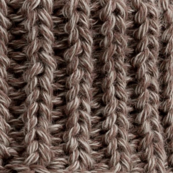 Lodger Slofjes Gebreid Met Kabel - 0-6 mnd - Buffalo