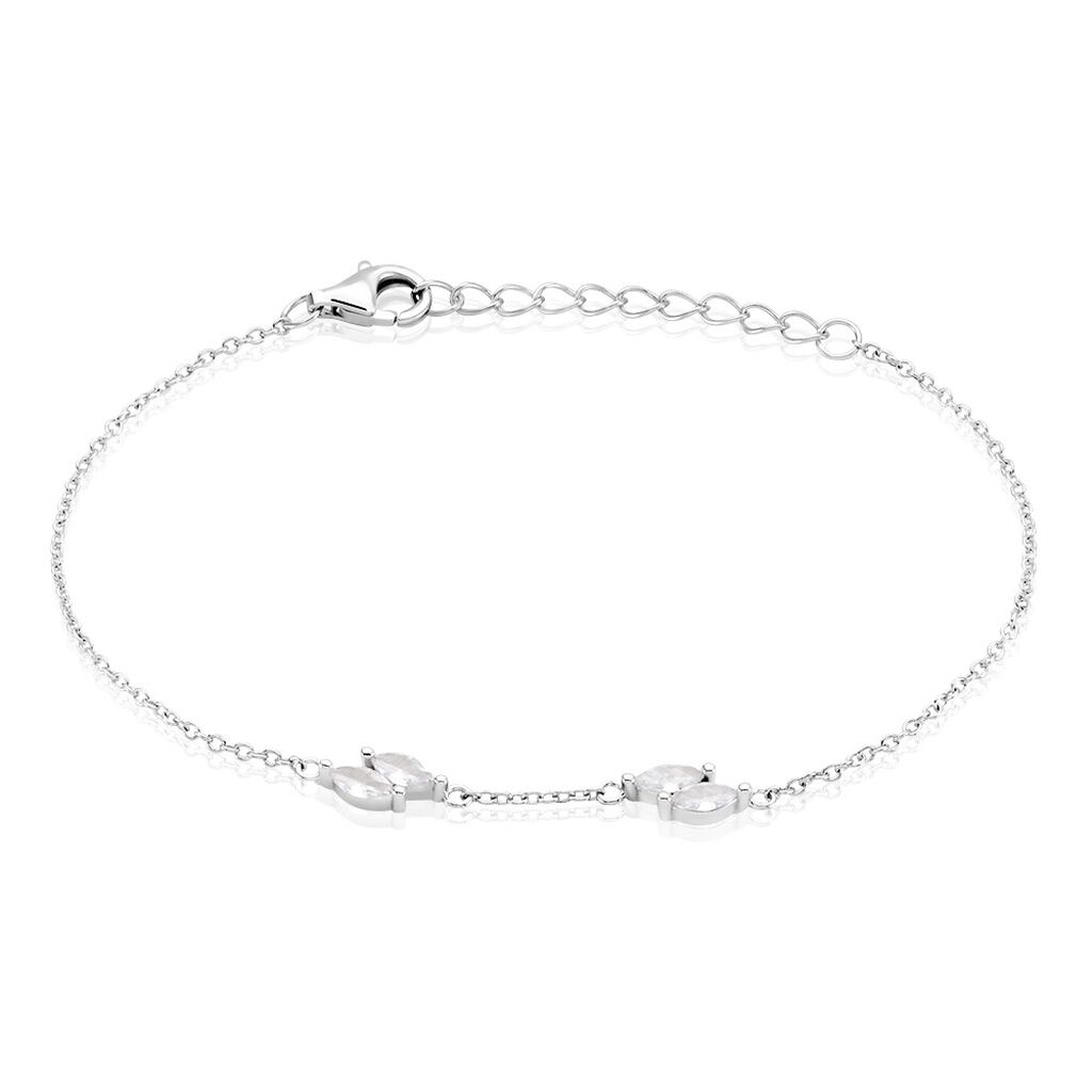 Bracelet Winter Sweetness Argent Blanc Oxyde De Zirconium
