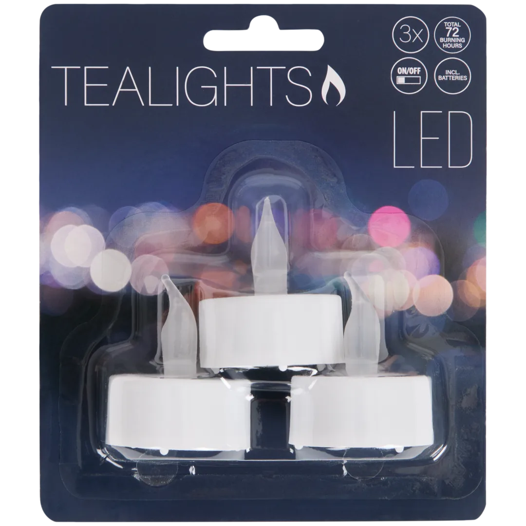 Bougies chauffe-plats LED