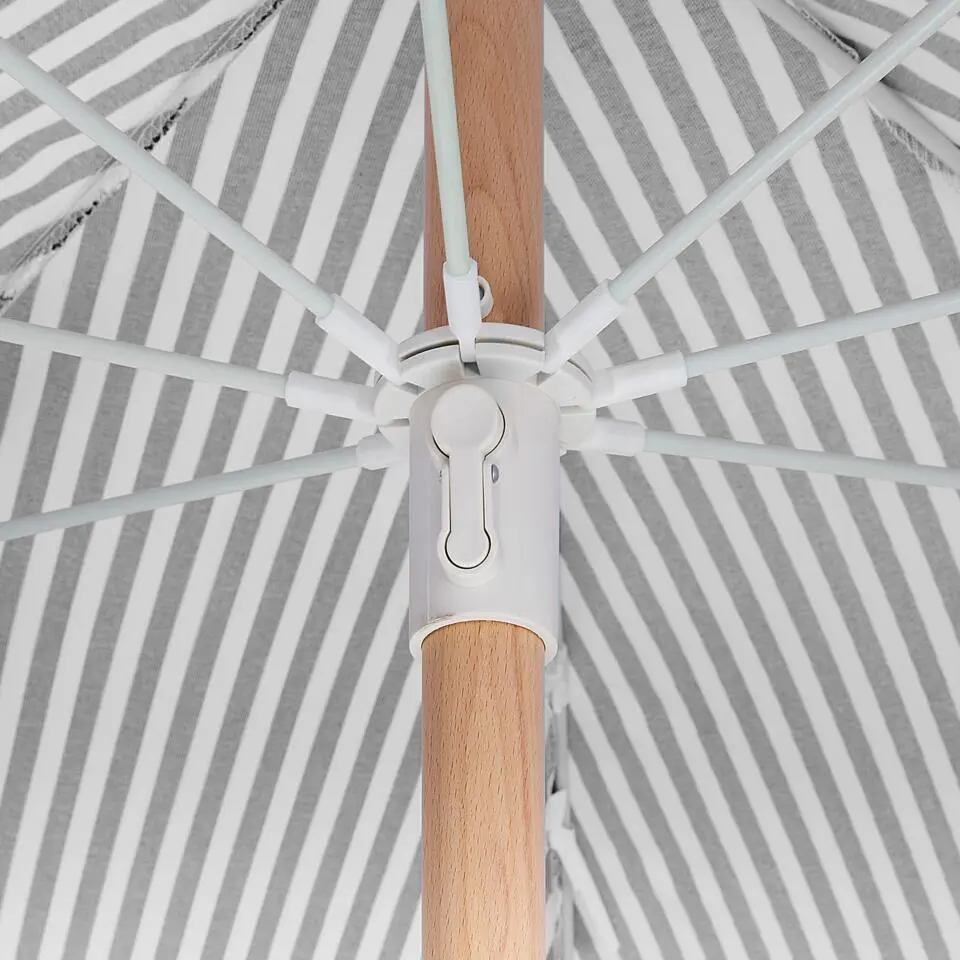 MONDELLO - Parasol - Zwart - Polyester