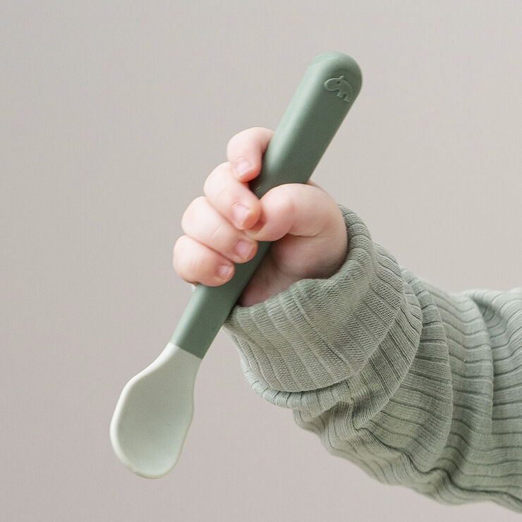 Done by Deer Foodie easy-grip babyske 3-pak Grøn Grøn