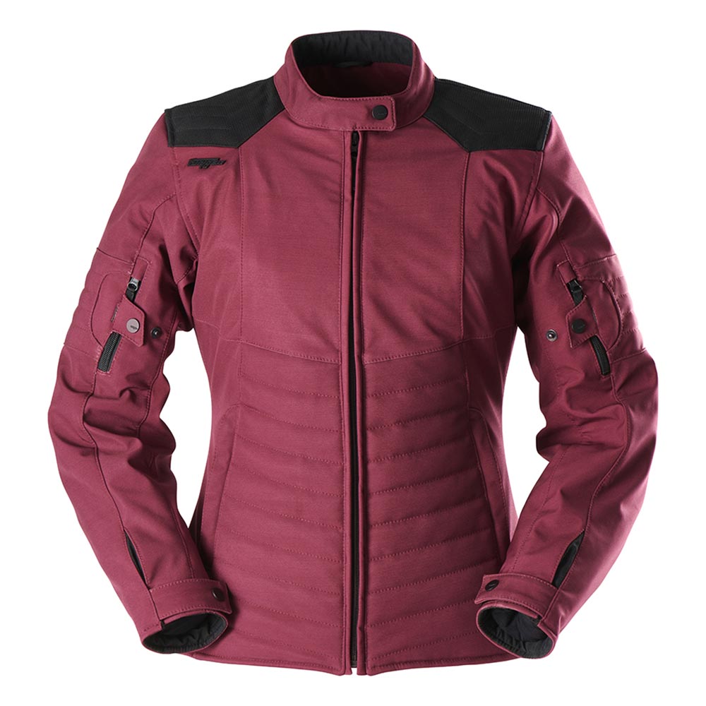 Furygan - Blouson femme Ice Track Lady Bordeaux / Noir
