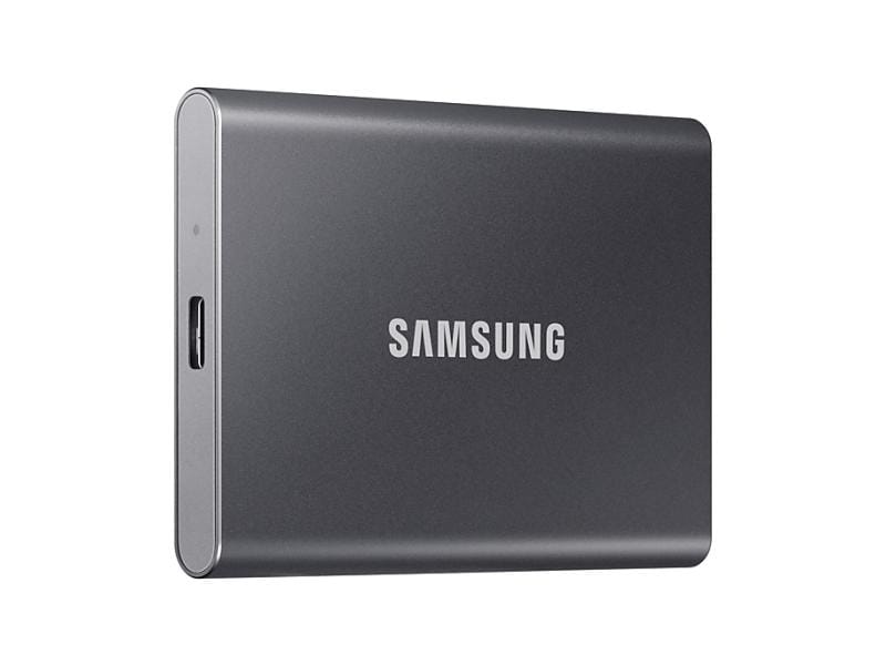 Samsung Externe SSD Portable T7 Non-Touch, 1000 GB, Titaniu Externes Solid State Drive mit 1000 GB