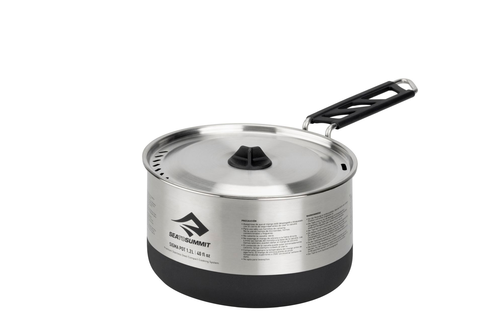 Sea to Summit Sigma Pot Edelstahl Kochtopf 1,2 Liter