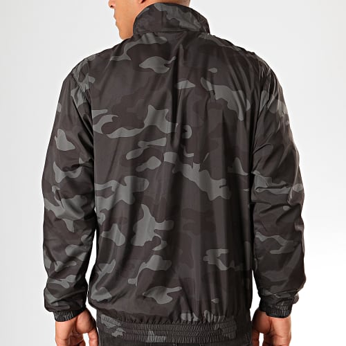 Coupe-Vent Camouflage TB3127 Gris Anthracite Noir