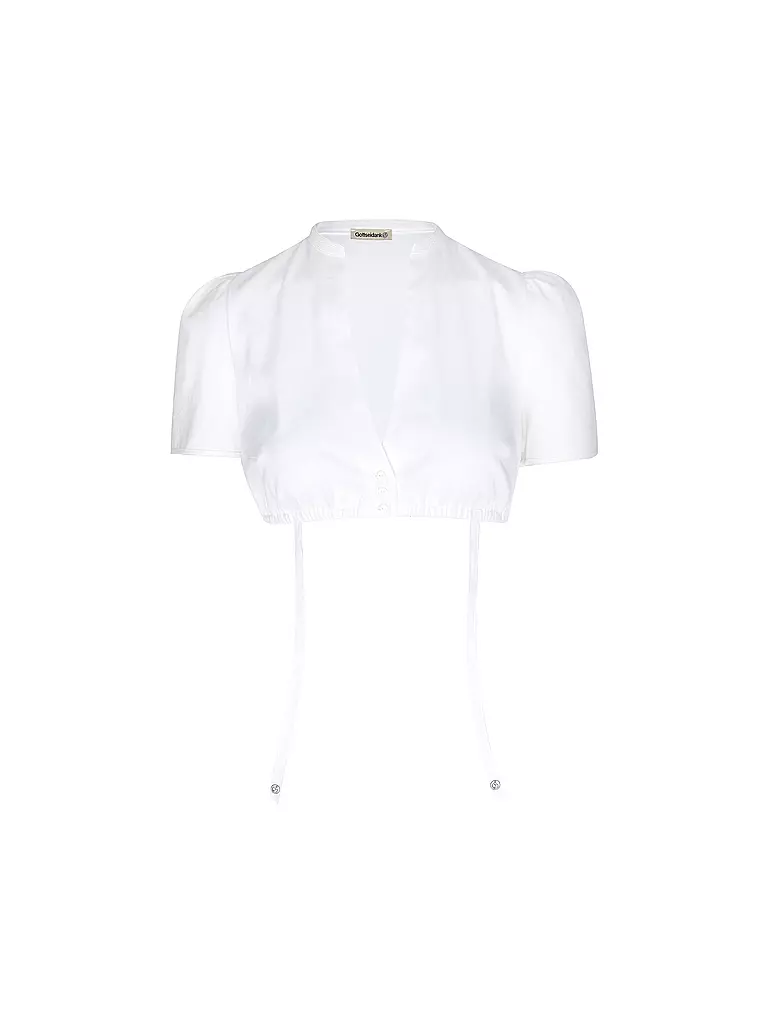 GOTTSEIDANK Dirndlbluse  weiss