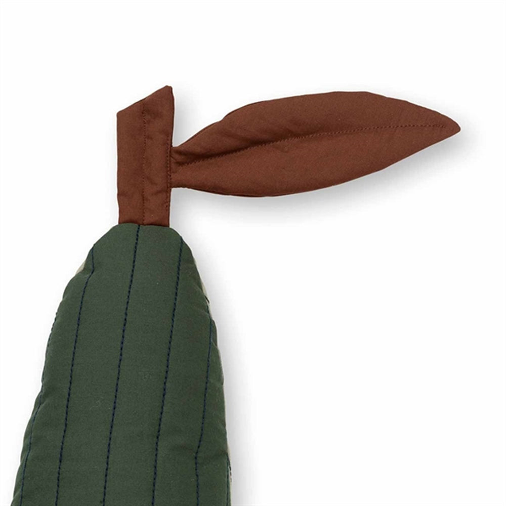 Pear Quilted Cushion Dark Green - Ferm Living | Luksusbaby