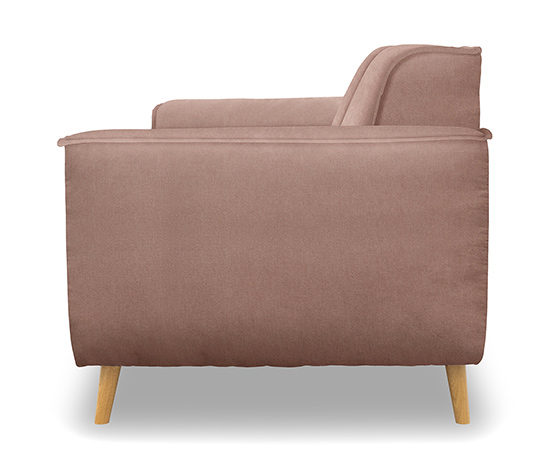 DOMO collection 2,5-Sitzer »Jules«, Flamingo