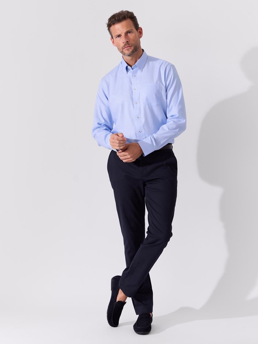 Larsen skjorte Chambray Blue