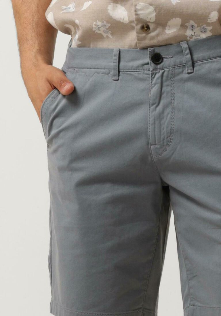 VANGUARD grijze vanguard korte broek v65 shorts fine twill stretch