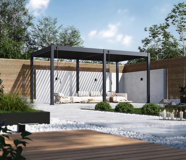 Weide Classic Pergola 3x5,3 Alu-Stahl, ca.