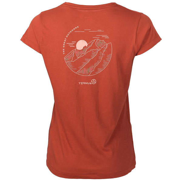 T-shirt TERNUA MERA APRICOT BRANDY