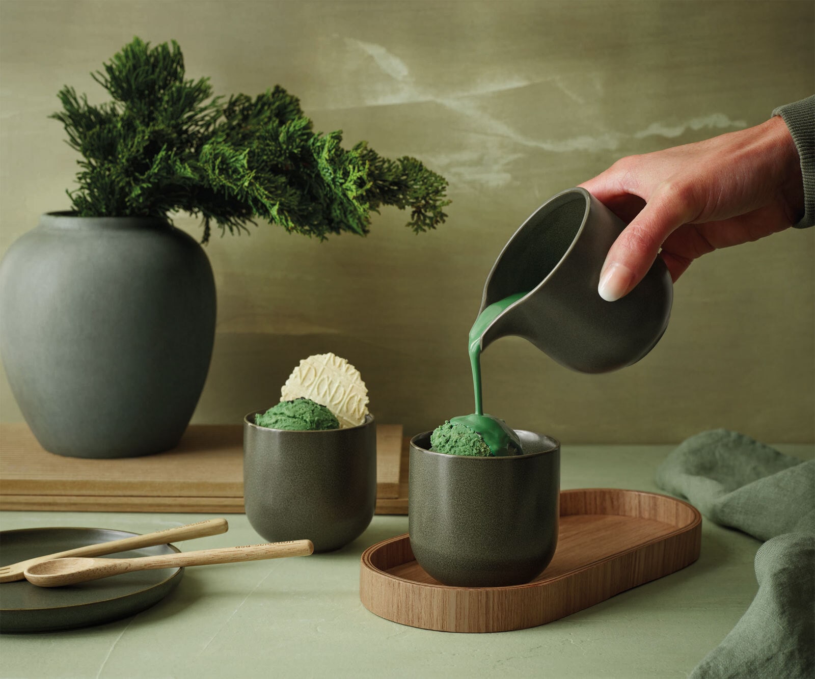 ASA Milchkännchen COPPA nori-grün