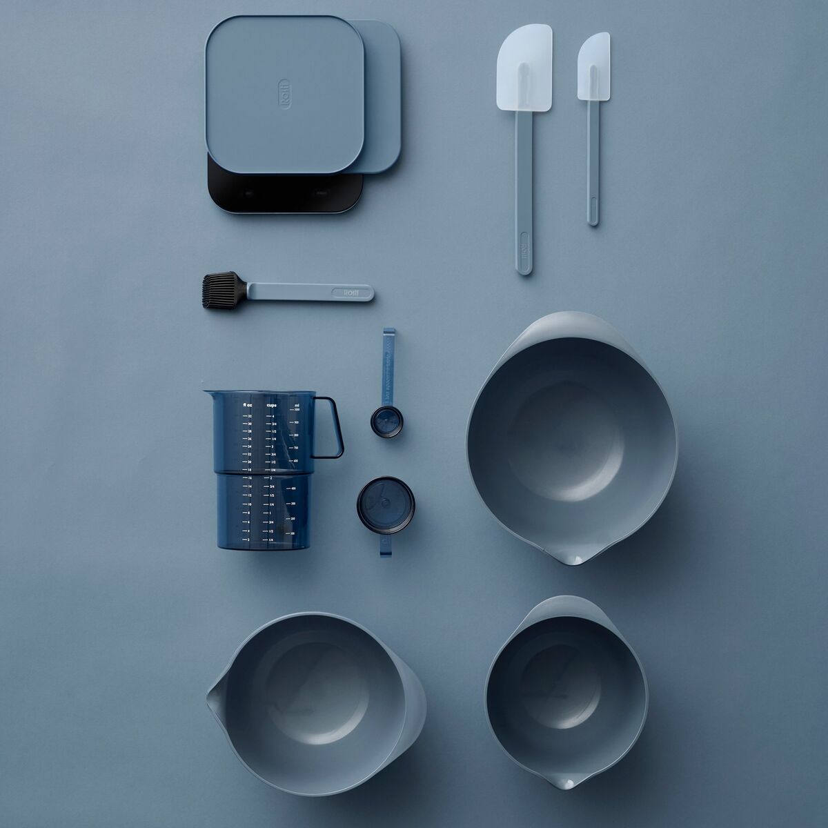 Margrethe skål 2 liter, dusty blue