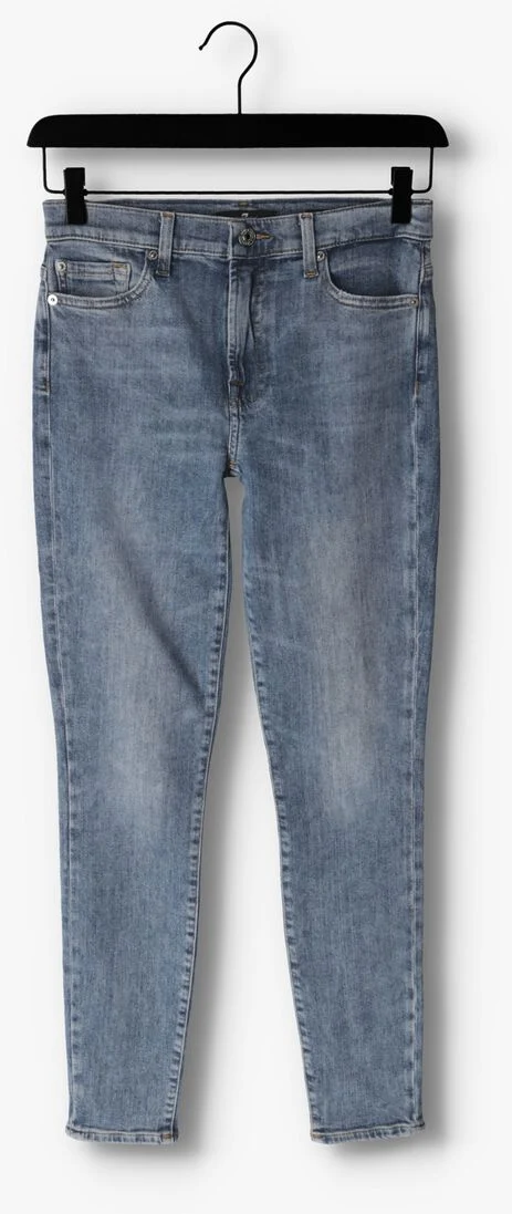 7 FOR ALL MANKIND blauwe 7 for all mankind skinny jeans hw skinny slim illusion brightness