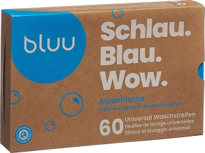 BLUU Waschstreifen Alpenfrische, 60 Stück