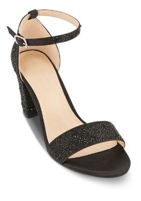 B&CO Damesandal med hæl Sort 4213500210