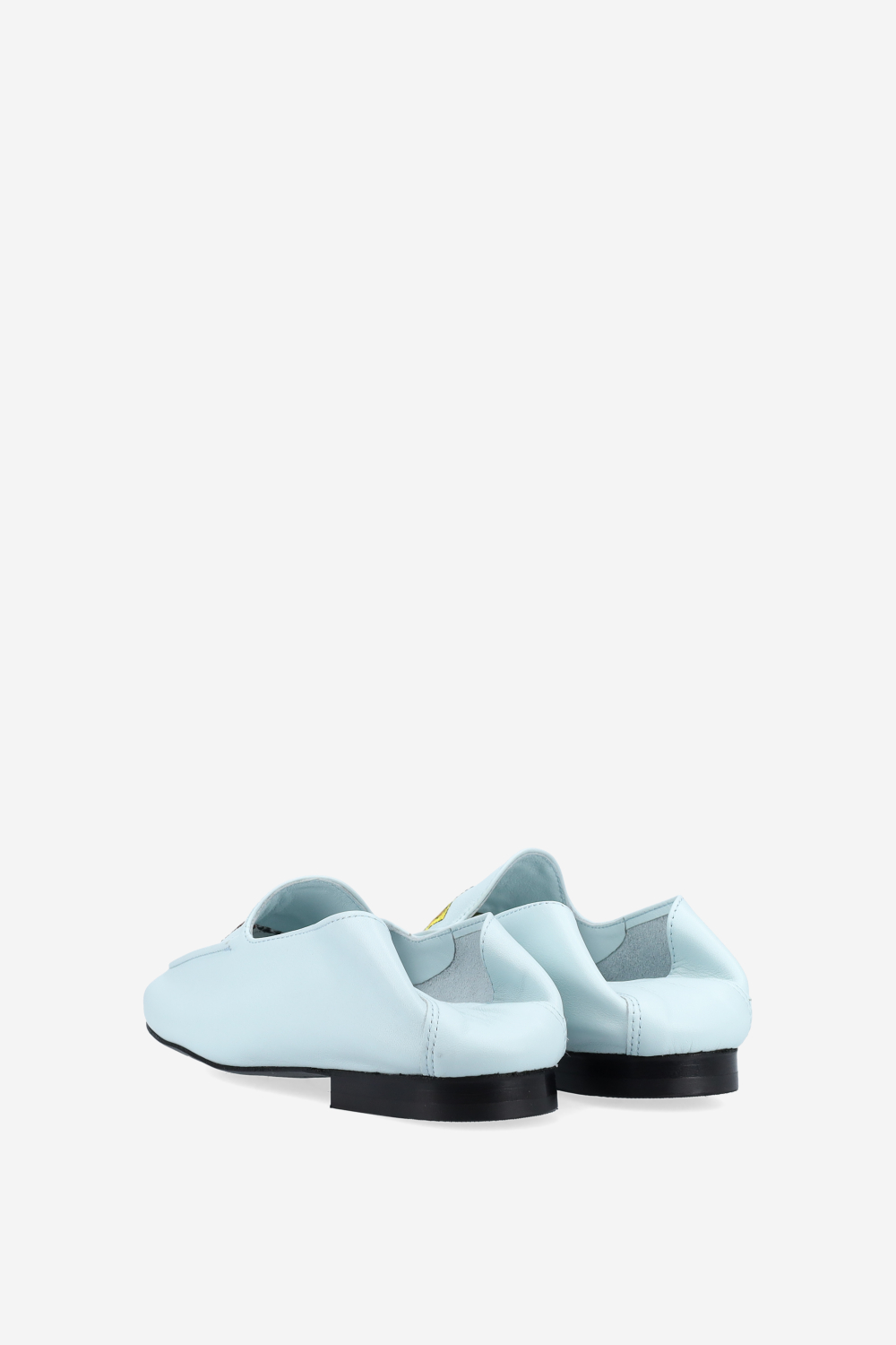 Poppy embroidered leather loafers