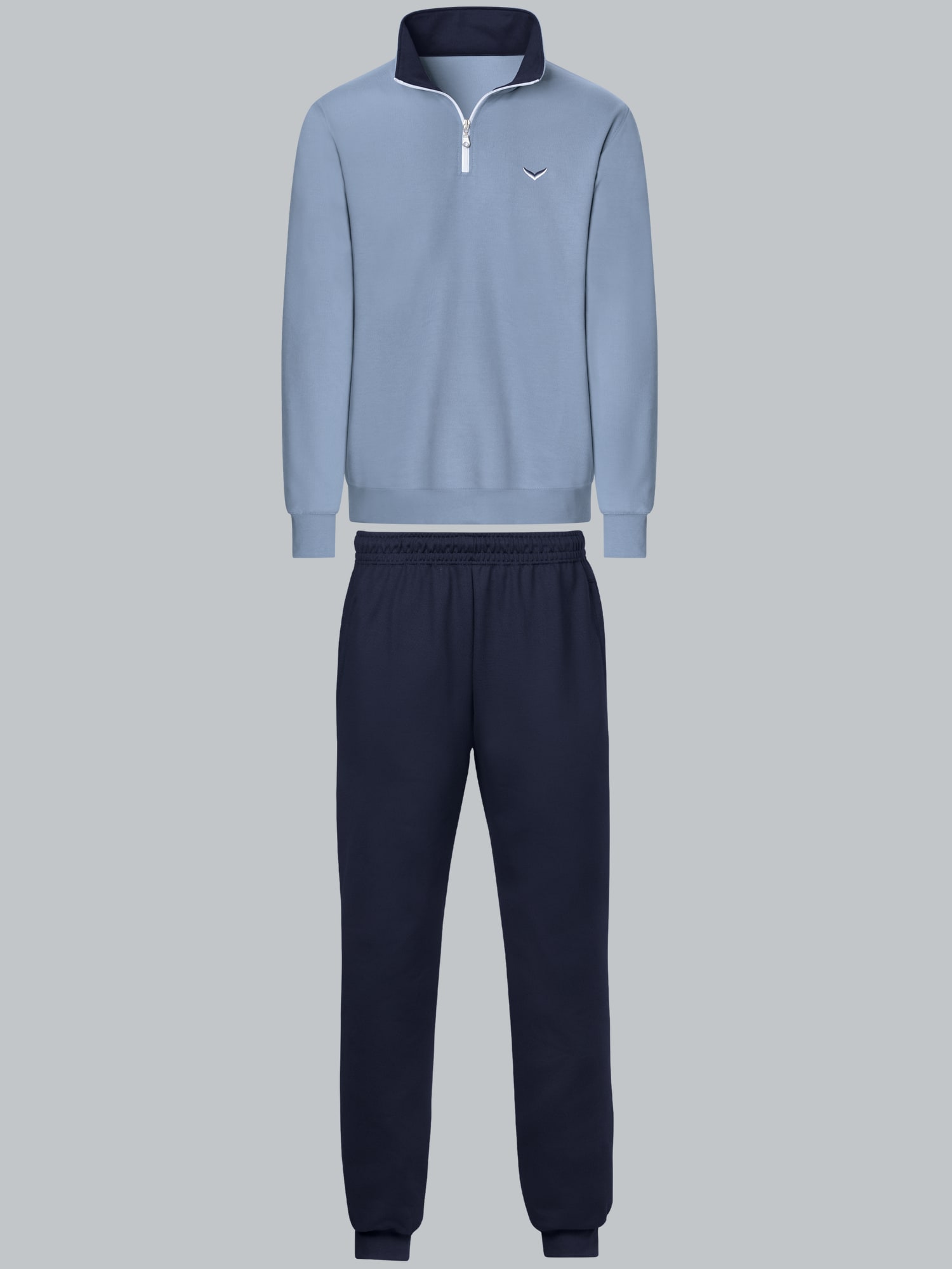 Herren Jogginganzug in Sweat-Qualität Pearl-blue