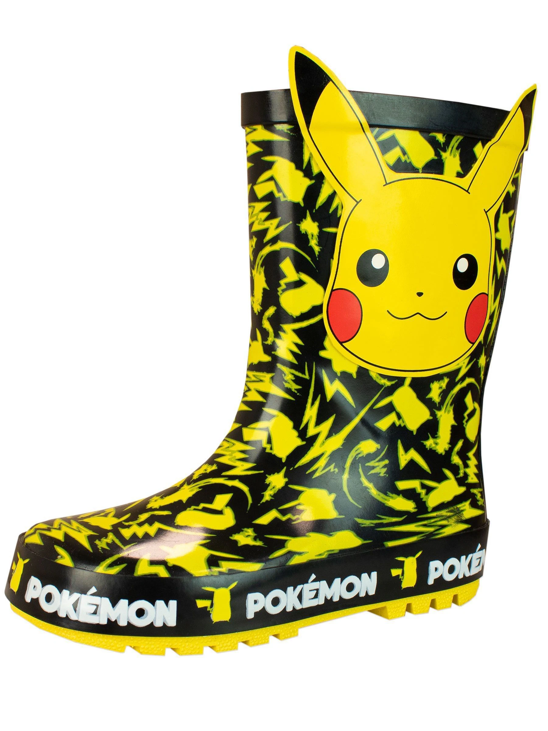 Personage regenlaarzen met Pokemon Pikachu print
