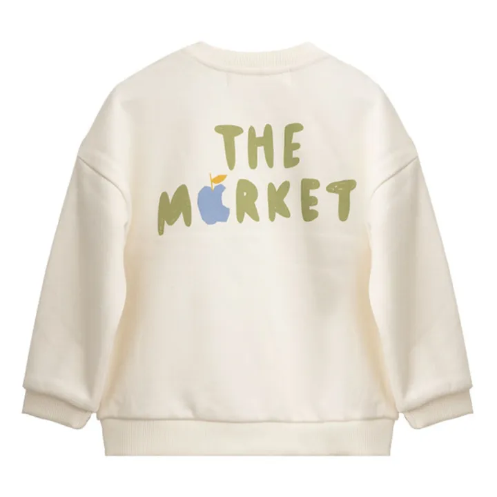 Bootani Sweat Coton Bio Légumes | Ecru