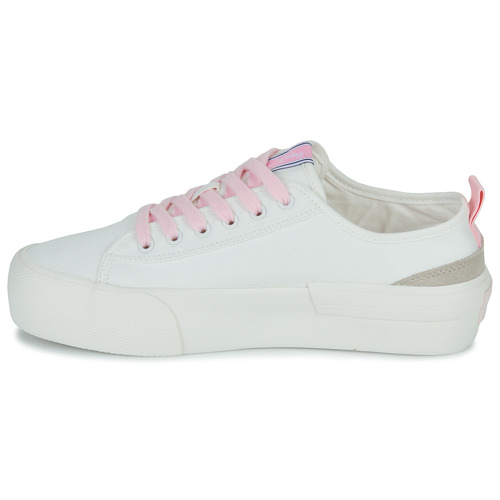Pepe jeans - ALLEN FLAG COLOR W - Blanc / Rose