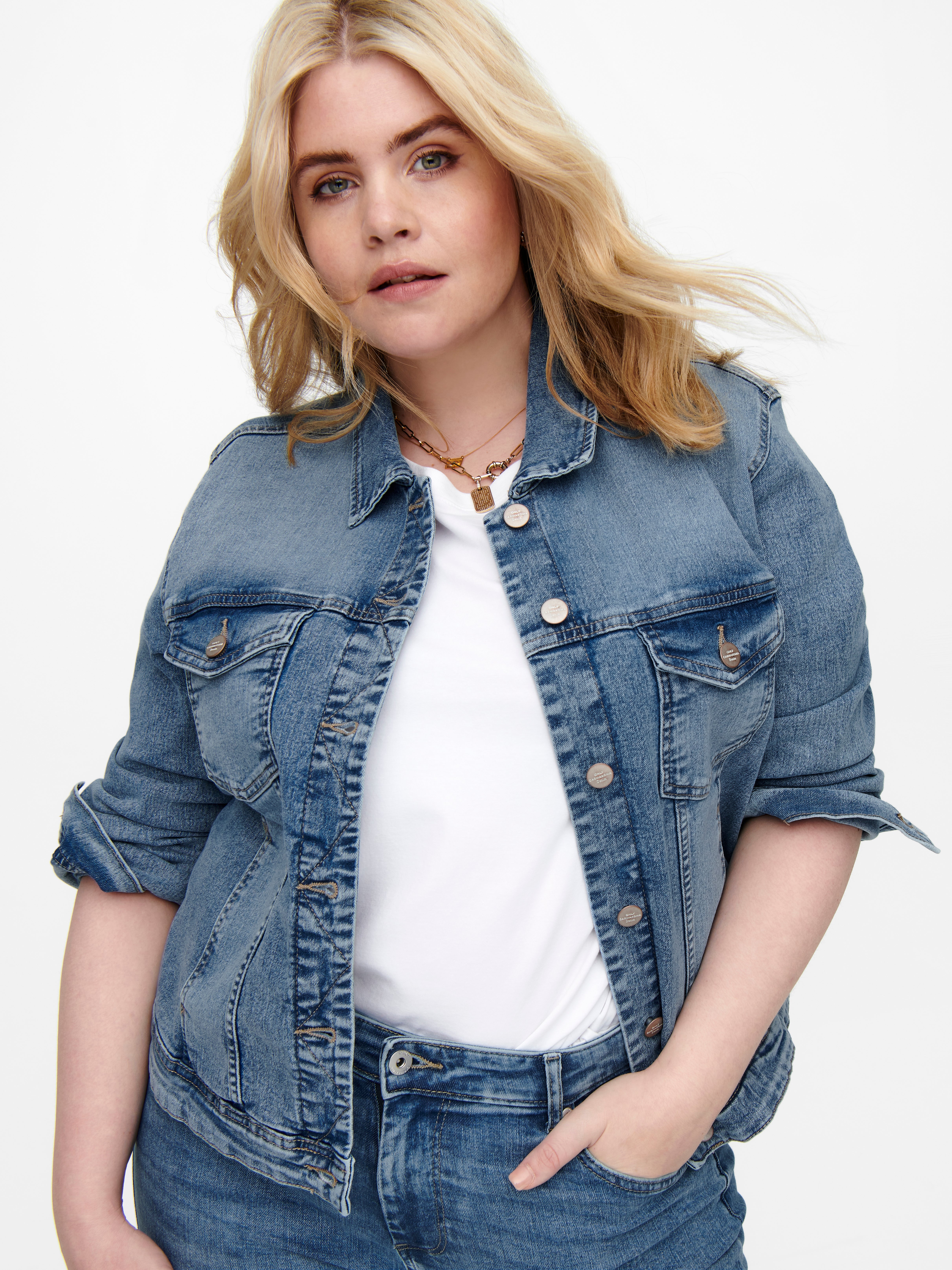 CARWESPA Jeansjacke Light Blue Denim
