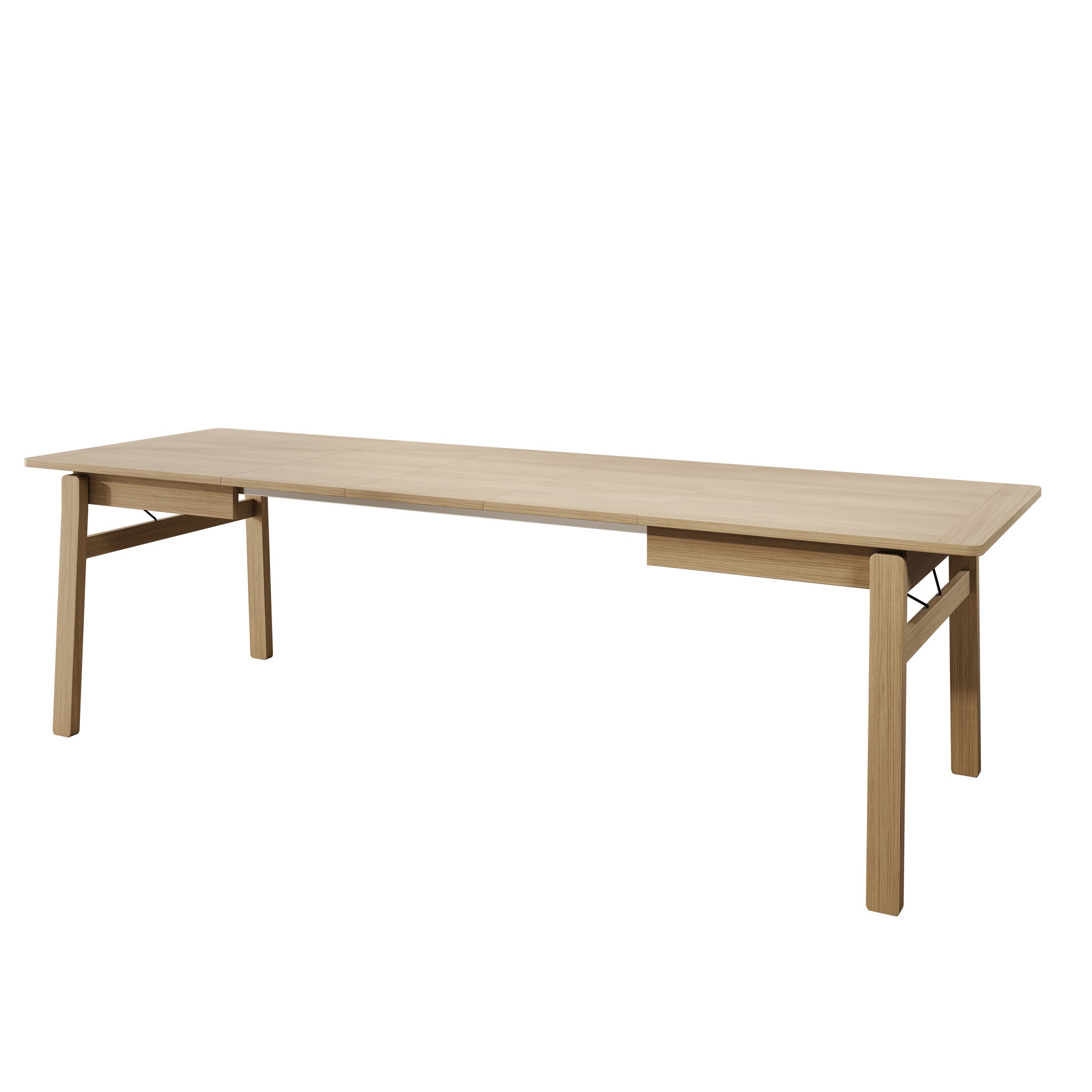 Portino - Eetkamertafel - Licht eiken - 149-269x85x77cm