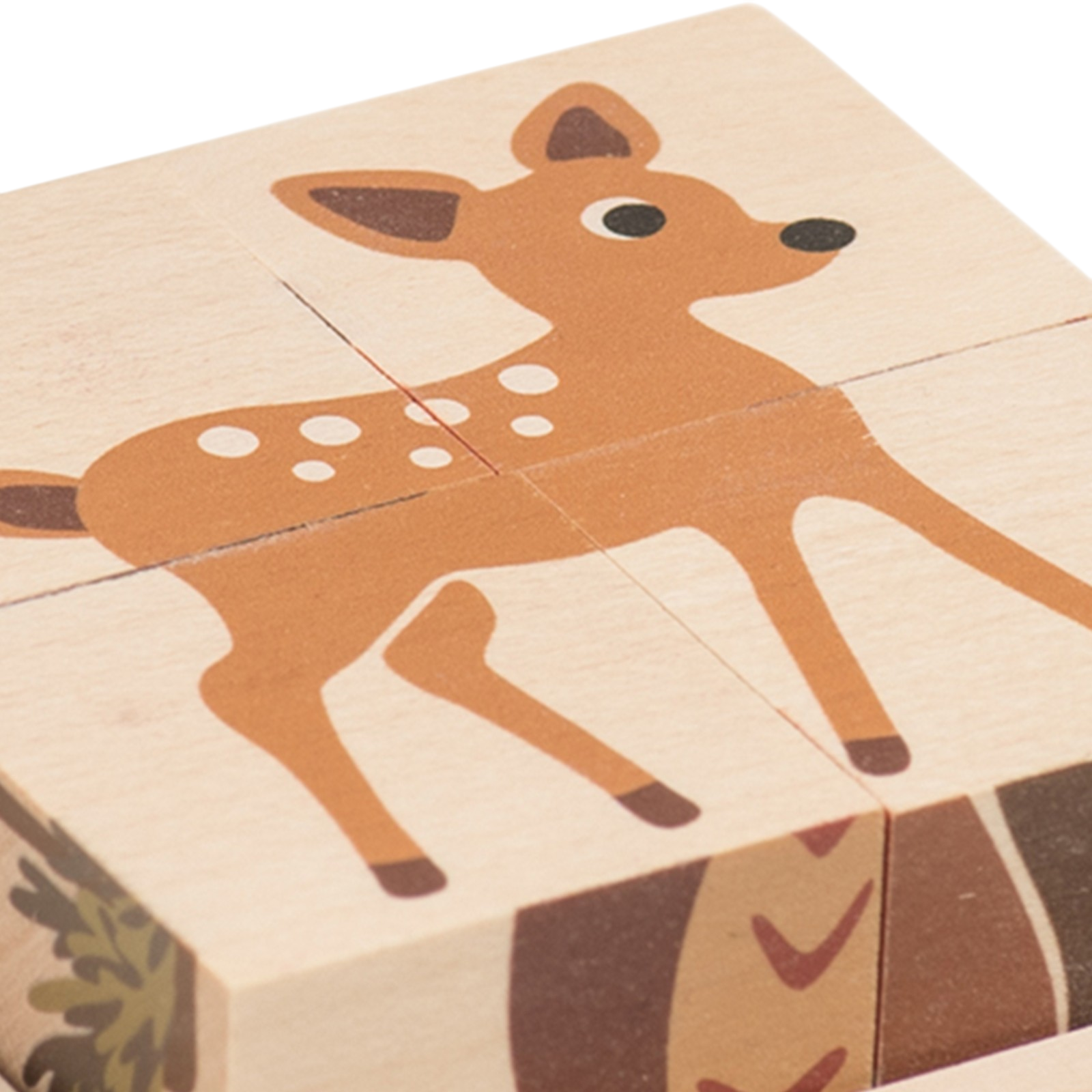 Würfelpuzzle Wald