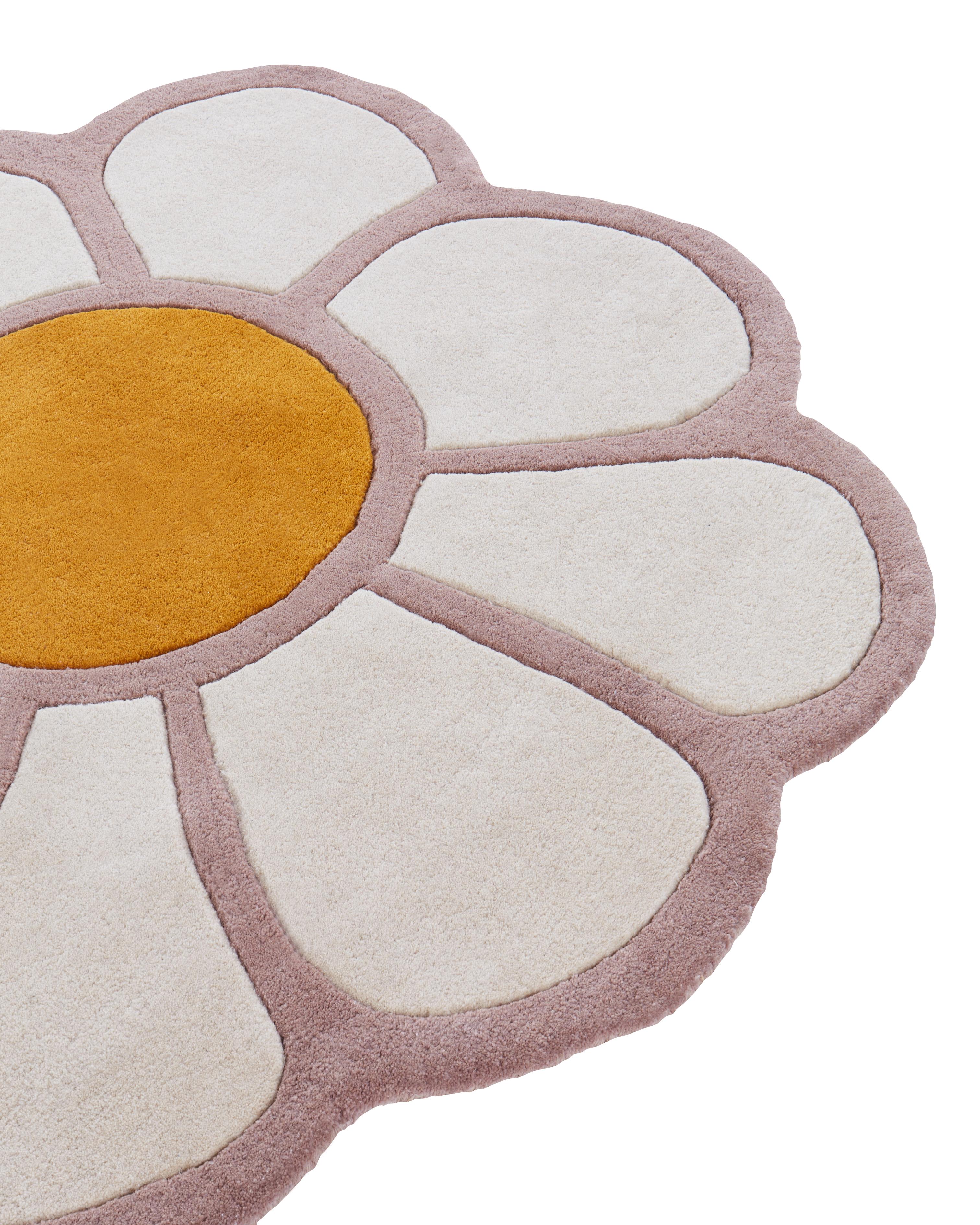Kindervloerkleed THUMBELINA Gebroken wit ø 120 cm Wol