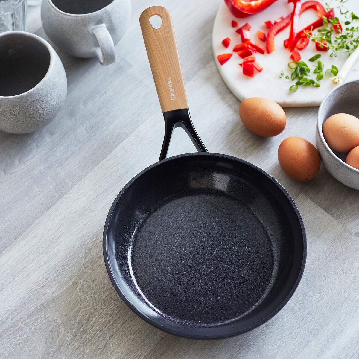 Eco Smartshape stekepanne 20 cm, light wood
