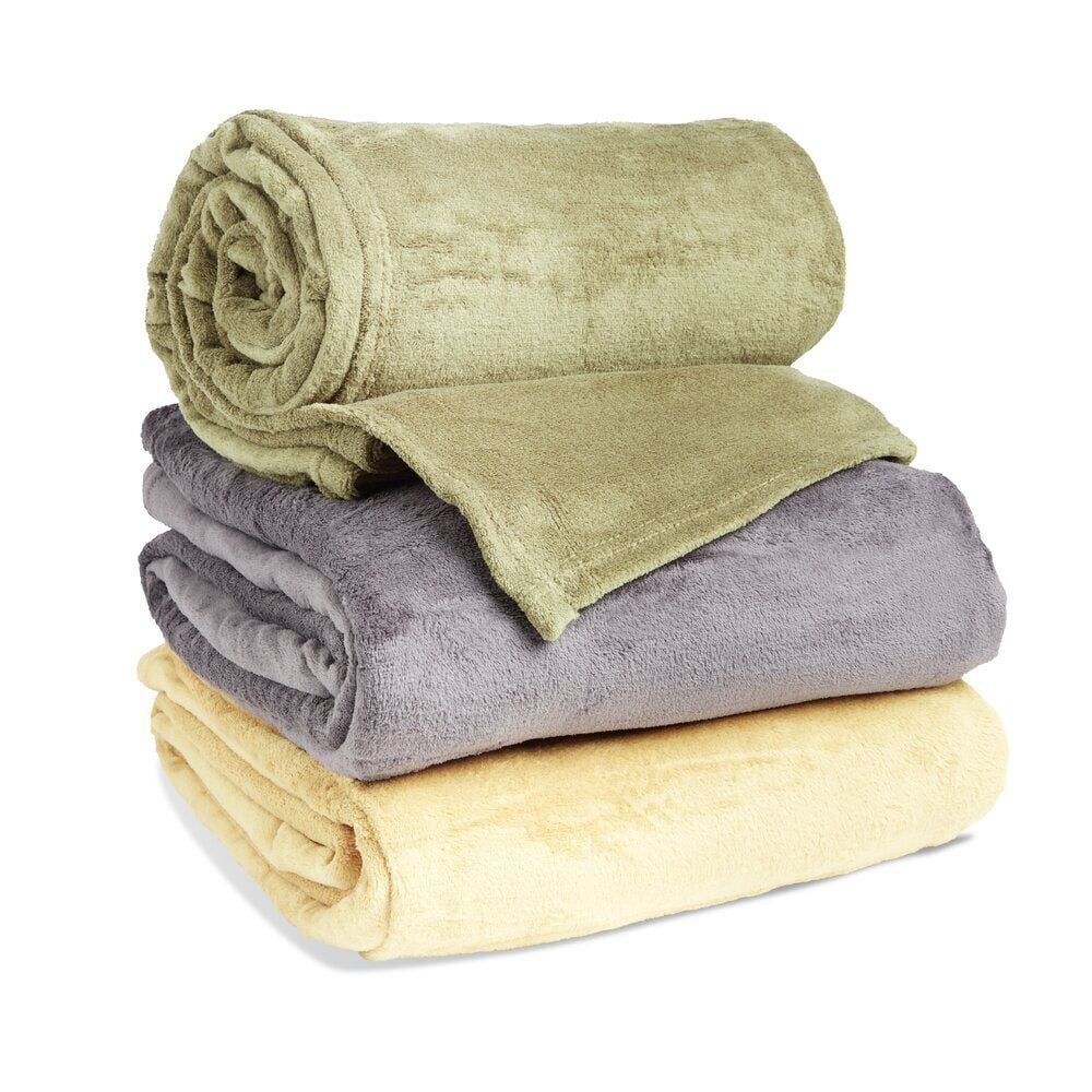 Couverture polaire 230x230cm grise