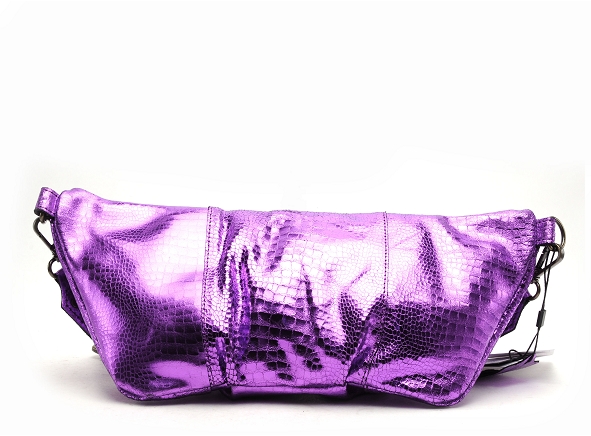 Pieces ville accessoires pcmilla leather bumbag fc violet