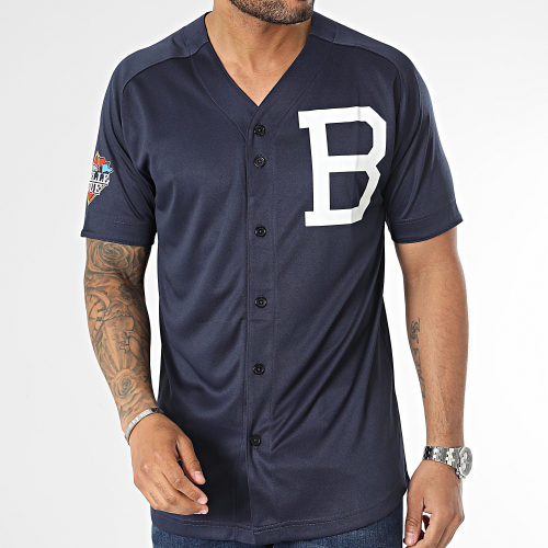Chemise Manches Courtes 96 Bleu Marine