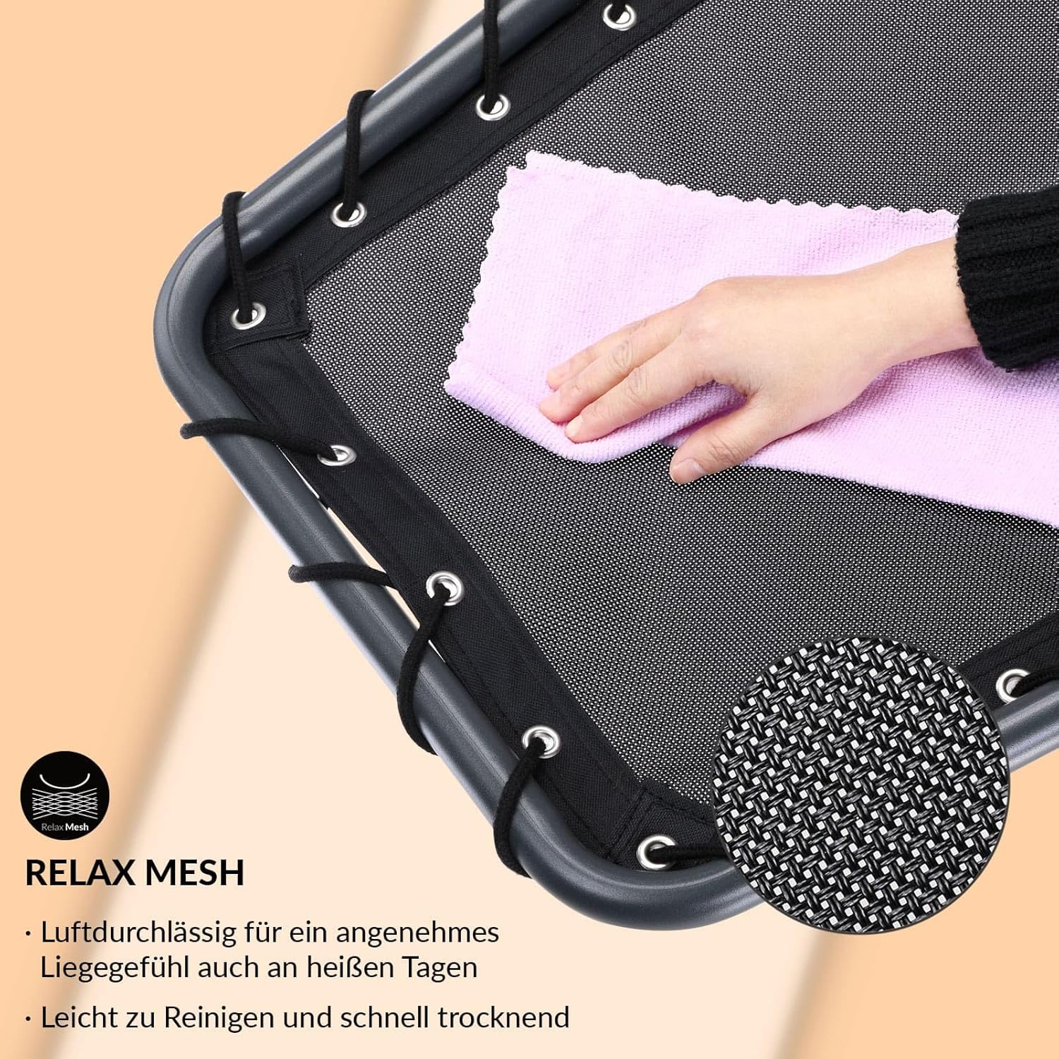 Casaria® Sonnenliege Liegestuhl Wetterfest Sauna Relaxliege mit Armlehne Kissen Ergonomisch 120kg Belastbar Wohnzimmer Liege Garten Balkon Sessel Grau