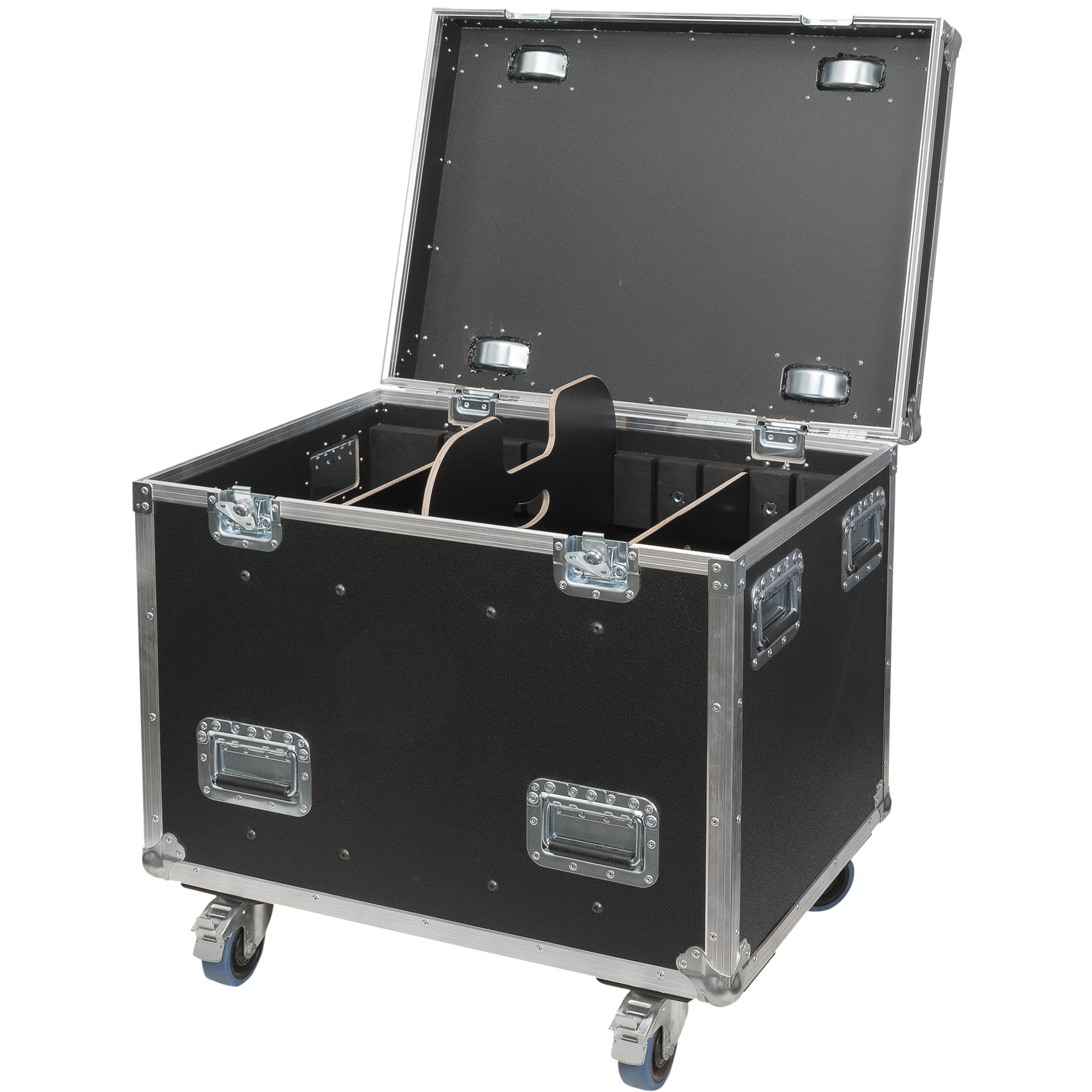 Showgear Multiflex Case 80 universele utility flightcase op wielen 80 x 60 x 75,6 cm