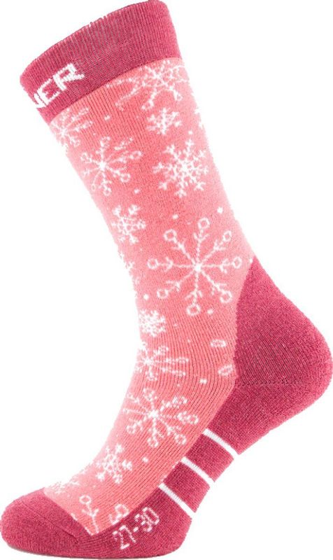 Sinner - Kids Snow Double Pack - Skisokken - Coral/Pink