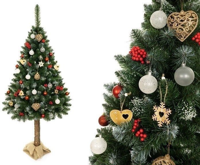 Kunstkerstboom - 180 cm - op stam - 3-delig