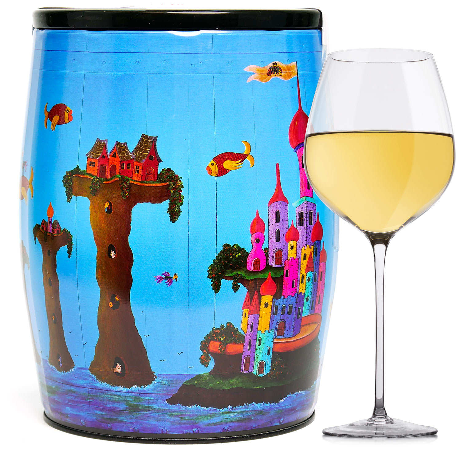 Bib'Art Françoise Leblond vin blanc Le Benjamin de Puech Haut