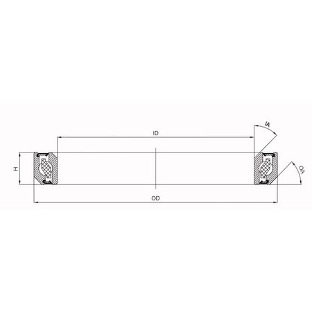 Kompaktlager  CB-786 40.0x52.0x7.5 45°45°