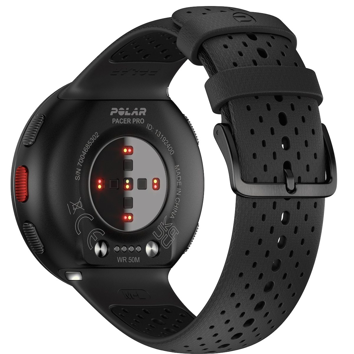 Polar Pacer Pro sportsklokke S/L (grå/sort)