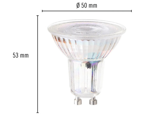 FLAIR LED reflectorlamp dimbaar PAR16 GU10/3,4W (35W) 230 lm 4000 K neutraal wit helder 36°