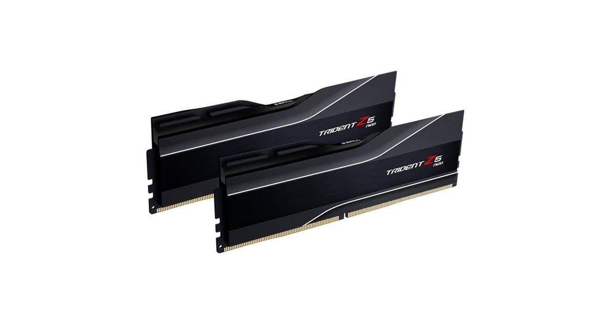 G.Skill64 GB DDR5-6000 Kit werkgeheugen  (Zwart, F5-6000J3238G32GX2-TZ5N, Trident Z5 NEO, AMD EXPO)