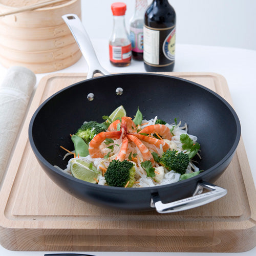 Le Creuset Les Forgées Wokpan Ã 30 cm