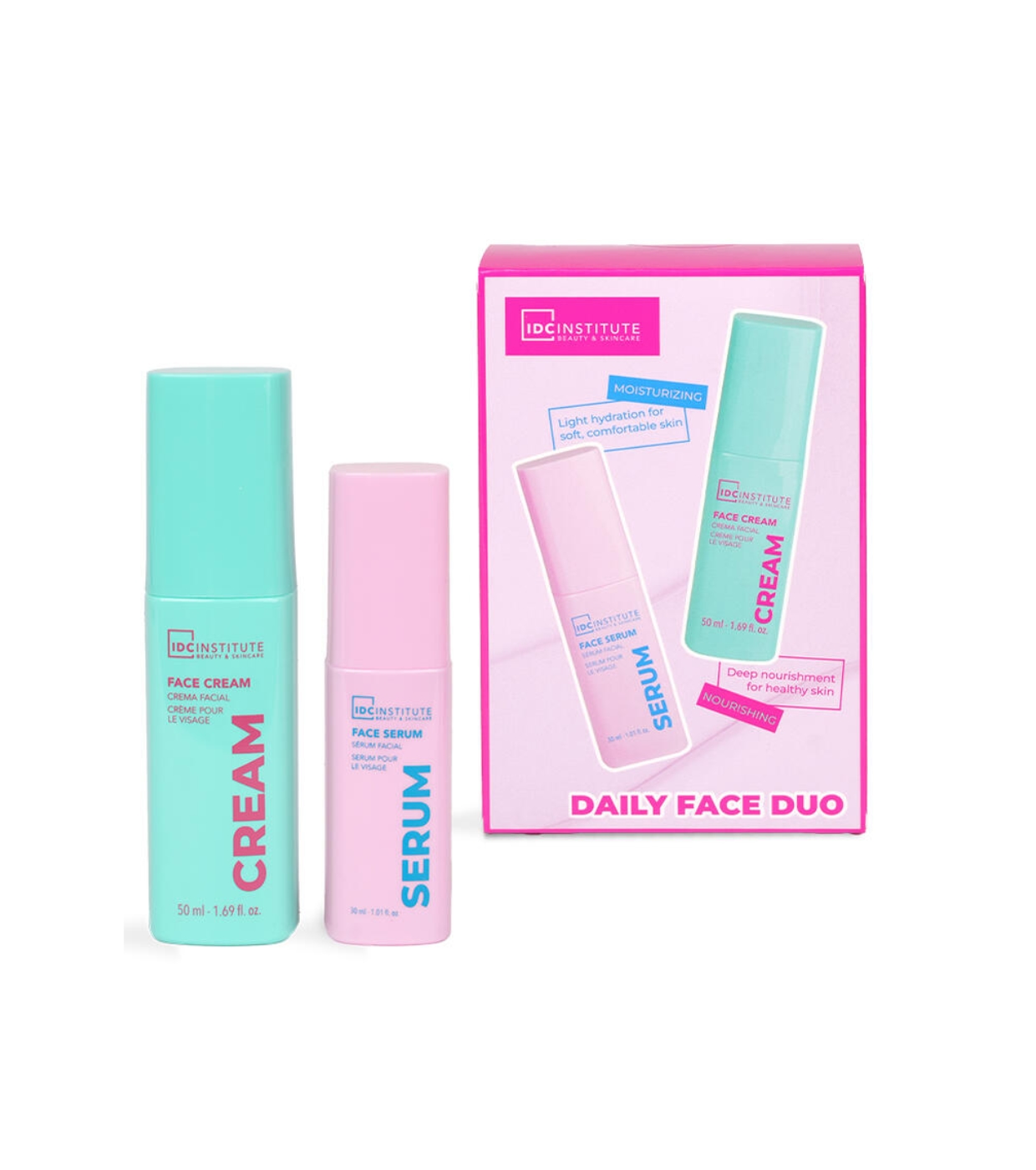 IDC Institute - Kit de cuidados faciais Daily Face Duo