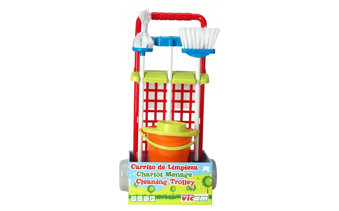 Schoonmaaktrolley 4-delig