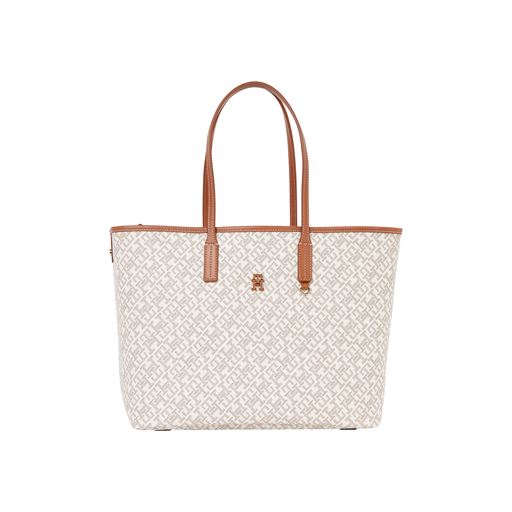 Tommy Hilfiger Monoplay Tote Taske, Safari Canvas