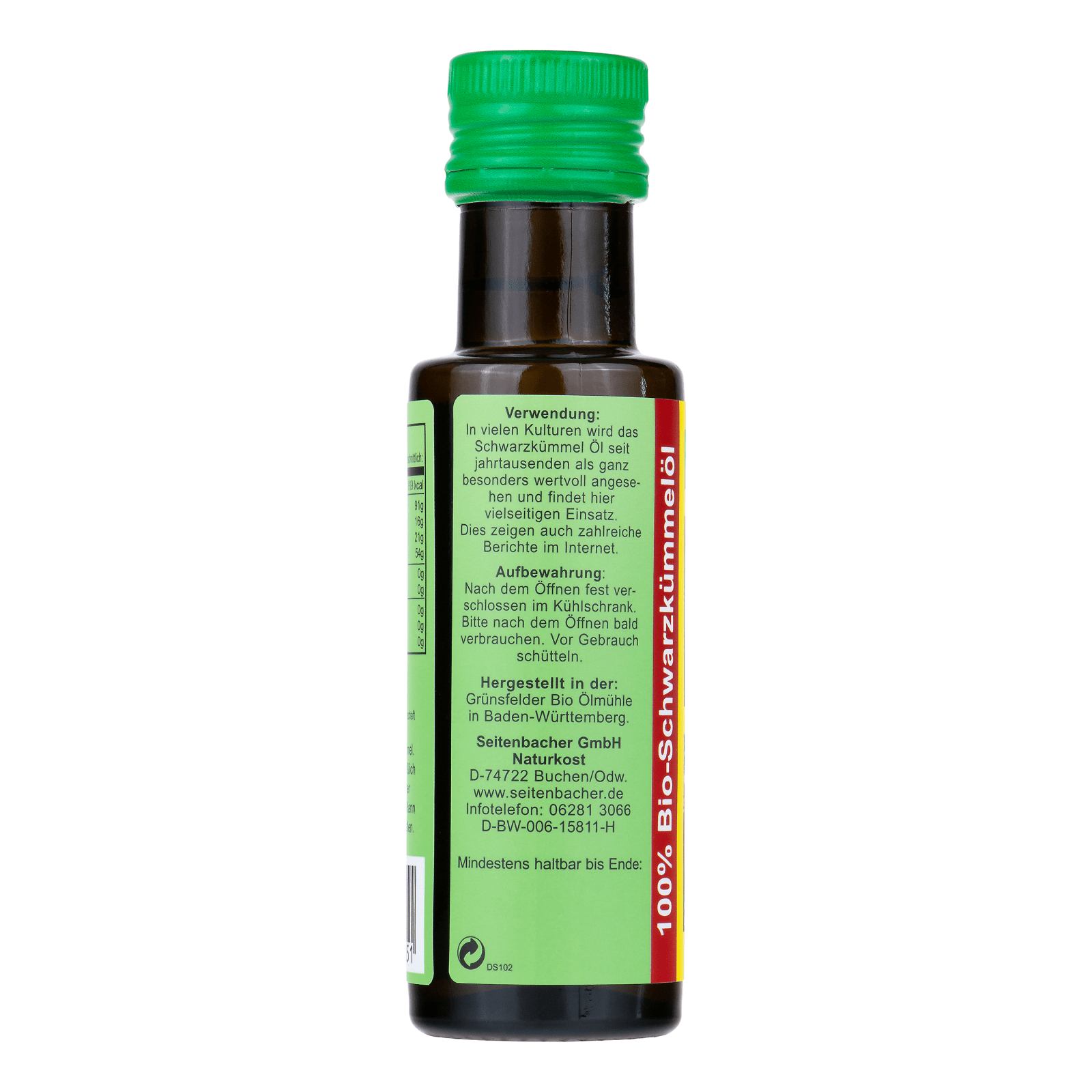 Bio Schwarzkümmelöl (100ml)