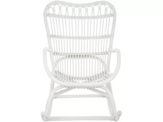 Fauteuil à bascule Manchester en Rotin