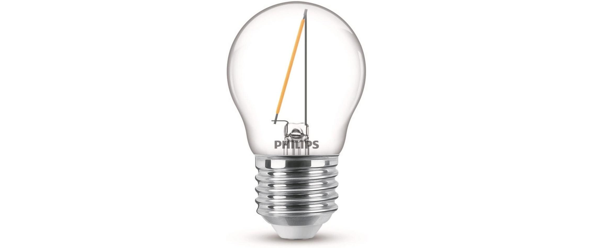 Lampe LEDcla 15W E27 P45 WW CL ND WarmweissLeuchtmittel P45 mit klarem Glas